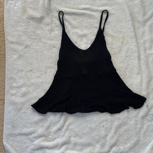 Elegant Black Women's Top Black knit